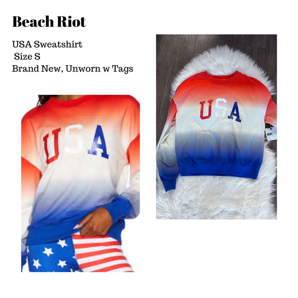 Beach Riot Sweatshirt USA Sweater